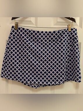 Tail Navy Geo Pattern Women's Skort NWT
